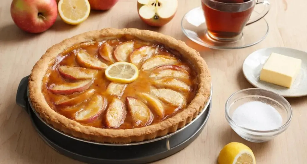 Äppeldessert med citron: snabbare och godare än äppelkaka