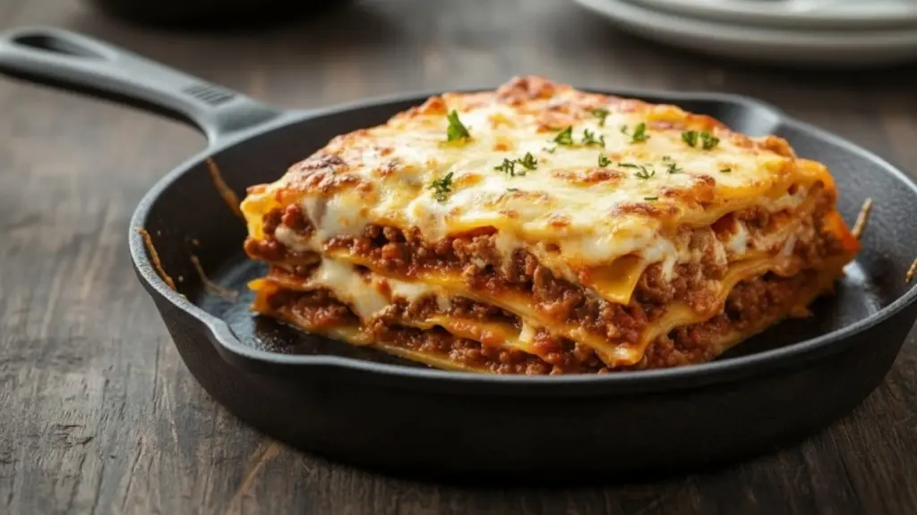 40 minuter och en stekpanna: Den perfekta lasagnen du inte behöver ugn för