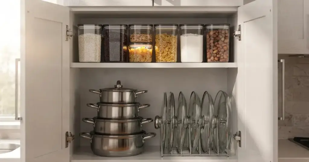 5 smart knep för att organisera köksskåpet – mer utrymme utan renovering