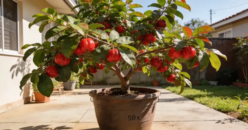 Få sötare acerola i kruka: Hemligheten ligger i rätt storlek och soltimmar (inte bara blad!)