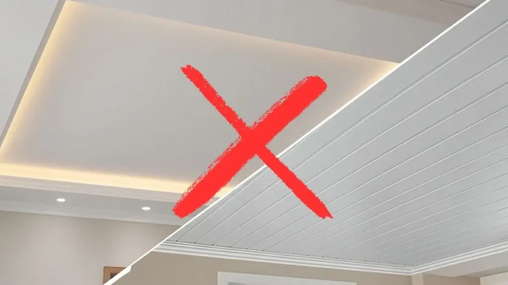 Glöm gips och PVC: Detta takmaterial med "rik" känsla är billigt och fuktsäkert