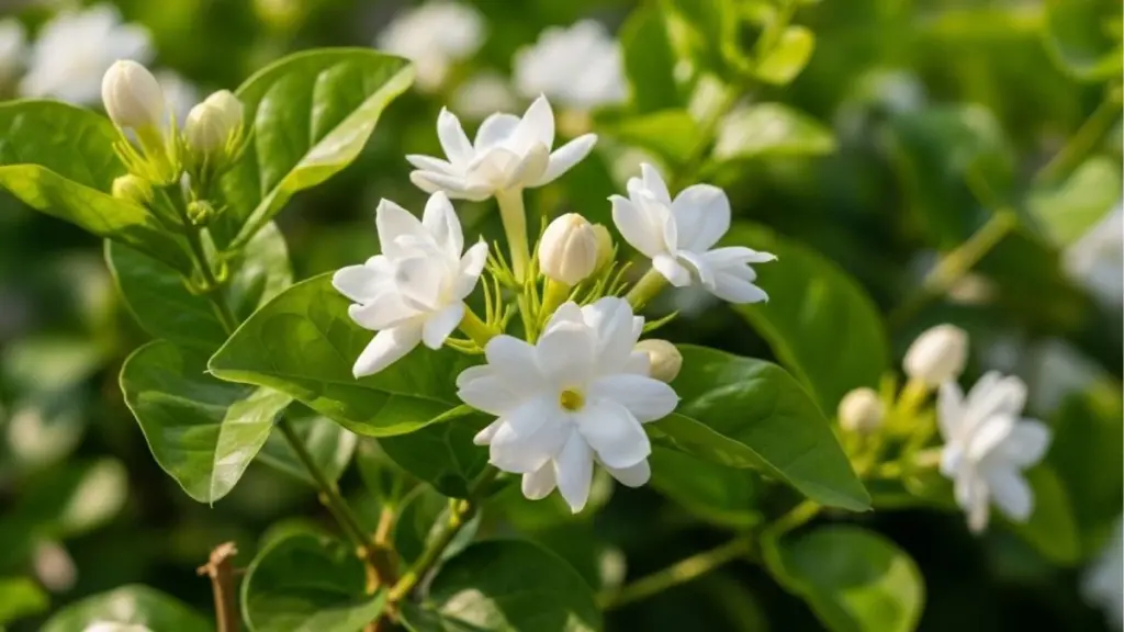 Jasminum sambac: sommarblomman som älskar värme och sprider ljuv doft