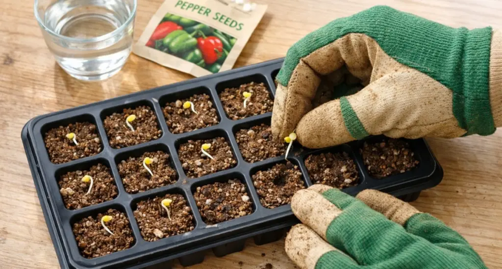 Tre hemligheter som får pepparfrön att gro på 5 dagar: Genombrott för stark planta
