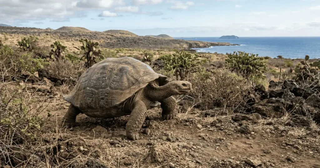 158 jättesköldpaddor har återvänt till Floreana – en enorm framgång för Galápagos ekologiska restaurering