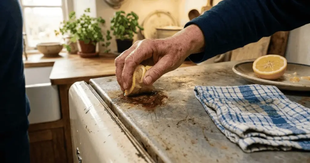 5 enkla knep för att ta bort rost från vitvaror med citron