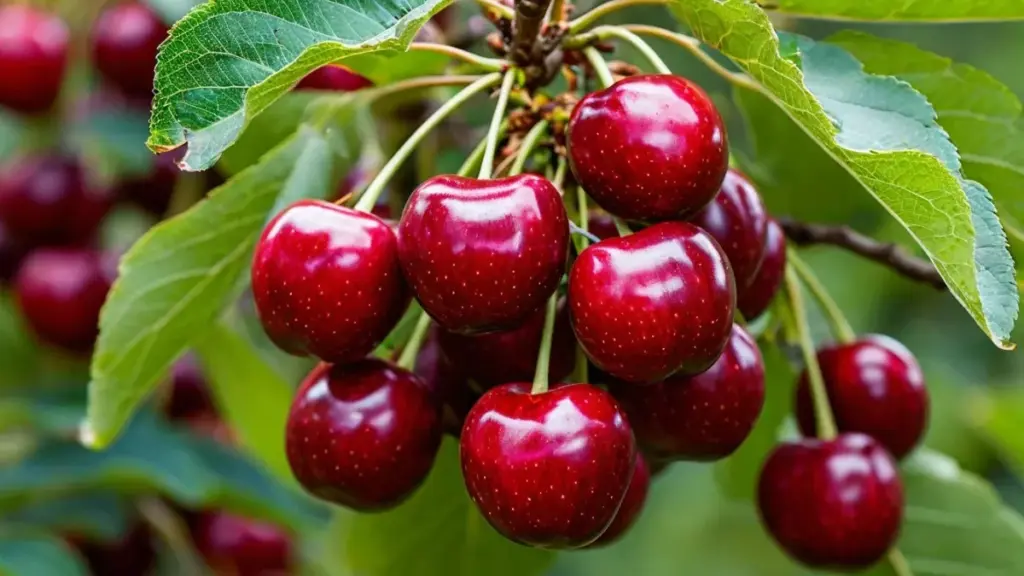 600 g urea per 10 liters of water: the secret to plump and sweet cherries
