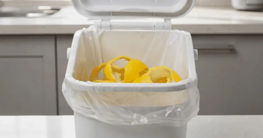 Citronskal i köks soporna: Det smarta tricket som håller lukten borta i dagar