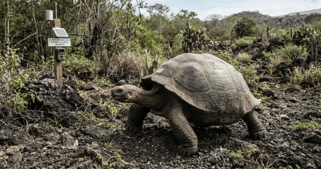Galapagos jättesköldpaddor räddas med hjälp av satellitteknik – så gör NASA skillnad