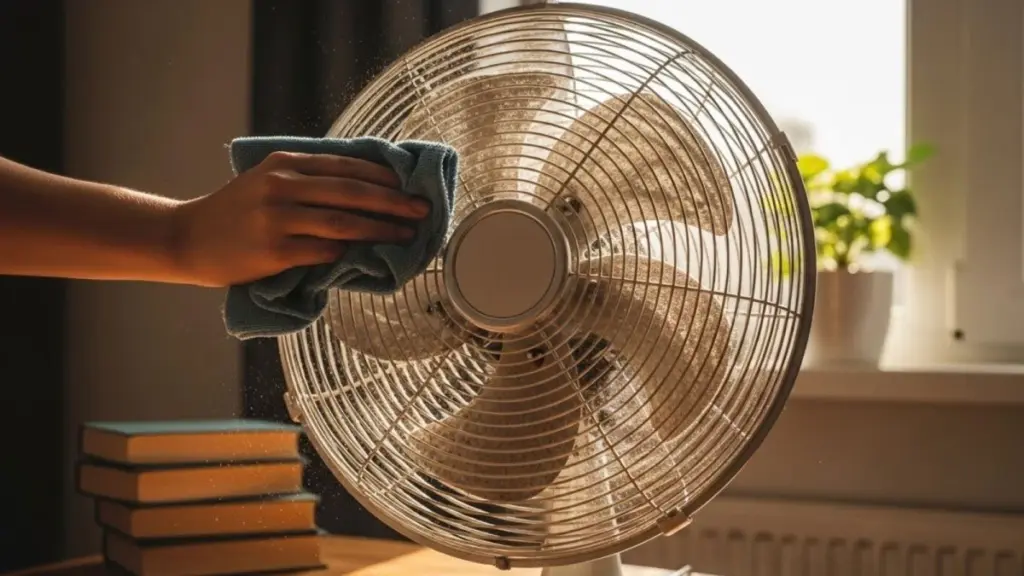Så här snabbt rengör du en dammig fläkt på några minuter