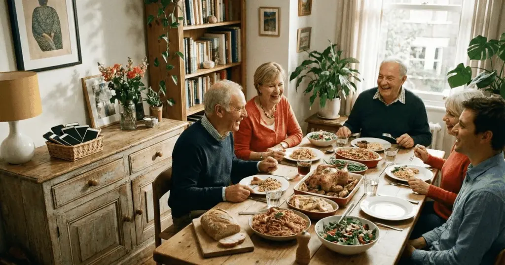 Telefonfri middag: Hemligheten bakom starka familjeband