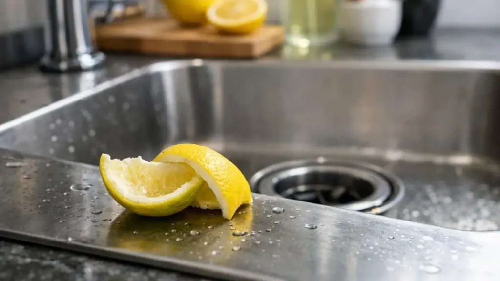 Varför du bör sluta slänga citronskal i diskhon