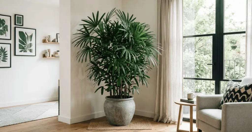 Varför experter placerar en rhapis-palm i hemmets mörkaste hörn
